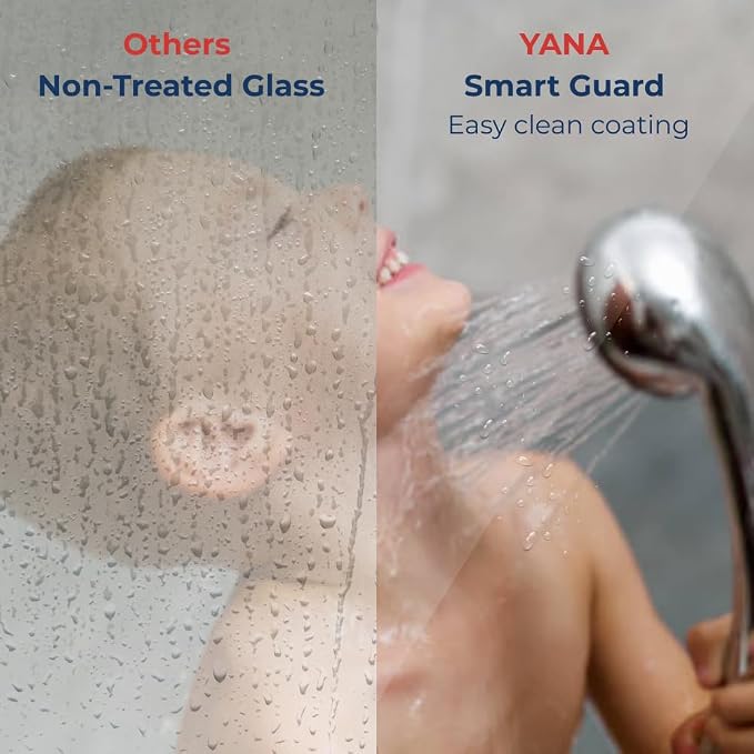 Custom Cut to Size 3/8" Shower Glass Panel - Image 2