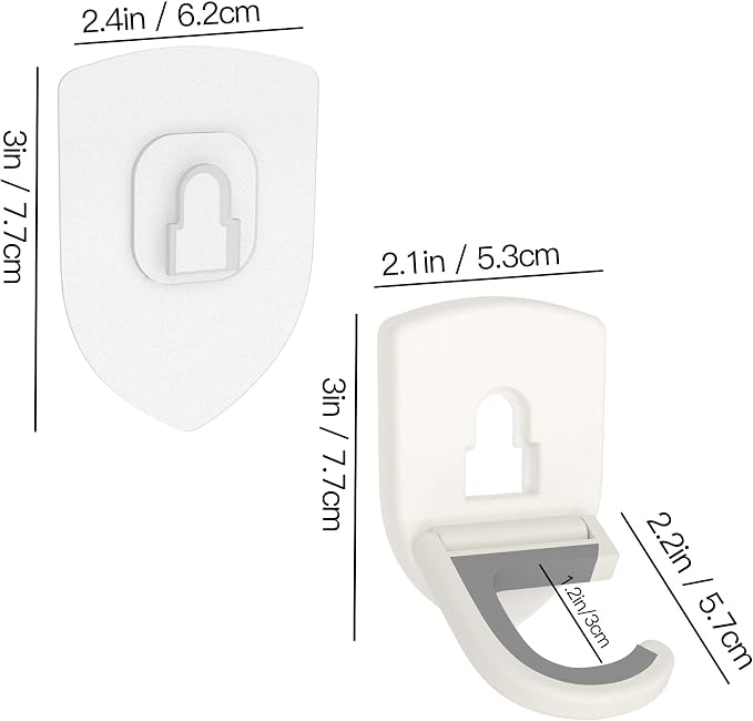 Broom Holder Wall Mount Self Adhesive, Broom and Mop Organizer Wall Hanging - Image 6