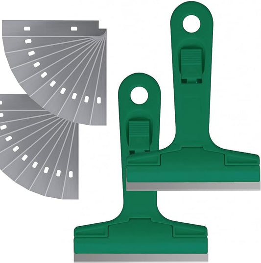 2pack 5.5 inches Industry Glass Scraper Scraping Hand Tool, T Shape Razor Blade by Jinhong
