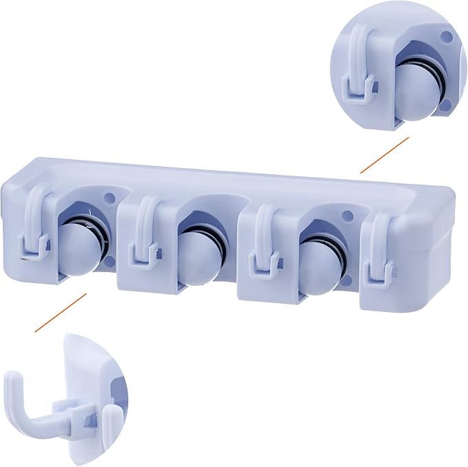 Superio Mop & Broom organizer 3-Slots - Image 4