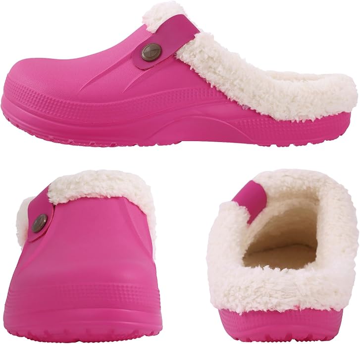 Beslip Classic Fur Lined Clogs Waterproof Winter Fuzzy Slippers - Image 2