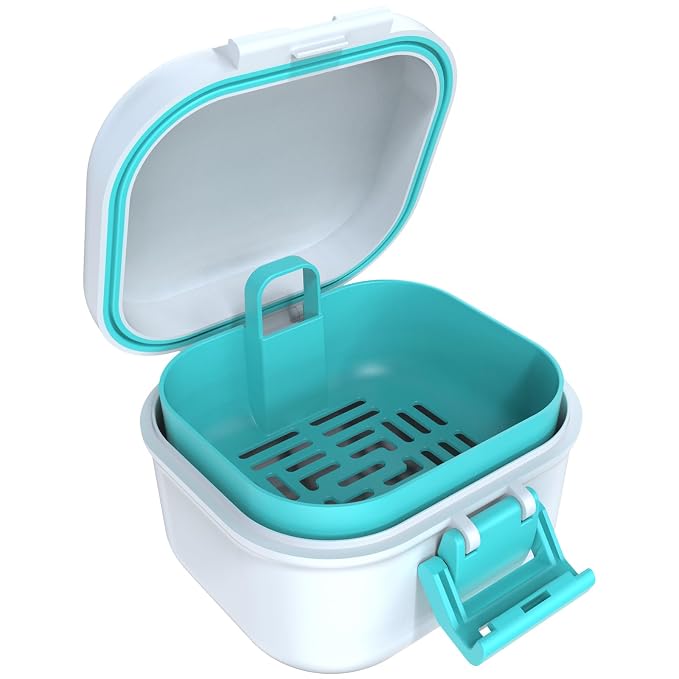 ARGOMAX Leak Proof Denture Bath Cup, Portable Soaking Denture Box, Denture Bath - Image 8