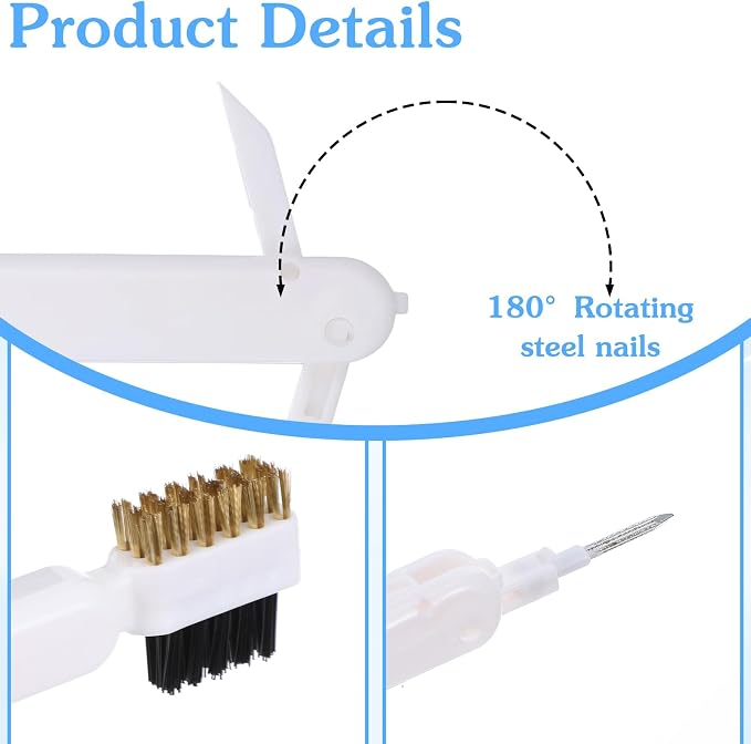 2 PCS Gas Stove Cleaner Brush, Kitchen Cleaning Scrub Brush - Image 4
