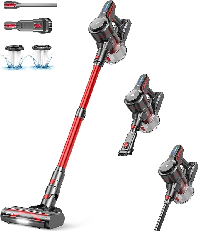 Cordless Vacuum Cleaner, Stick Vacuum by CHEBIO