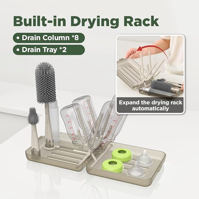 Travel Bottle Brush, Travel Bottle Cleaner Kit - Image 4