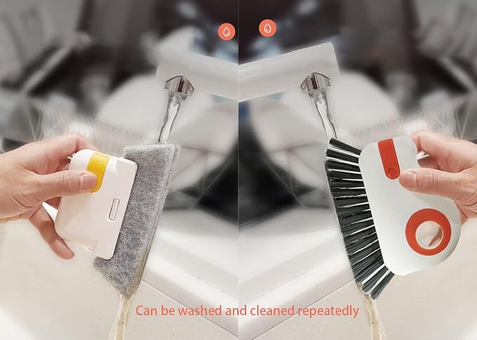 Orange Window Track Cleaning Brush - Image 6