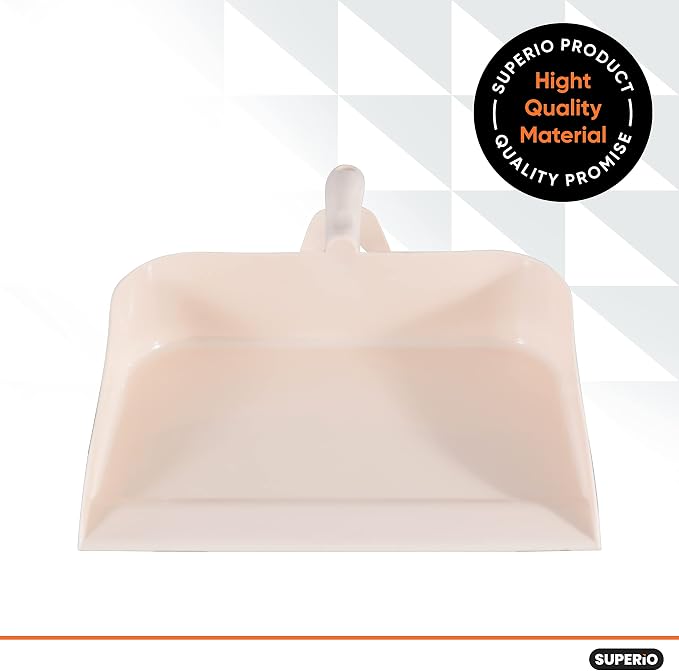 Superio Heavy Duty Plastic Step-on Dustpan - Image 3