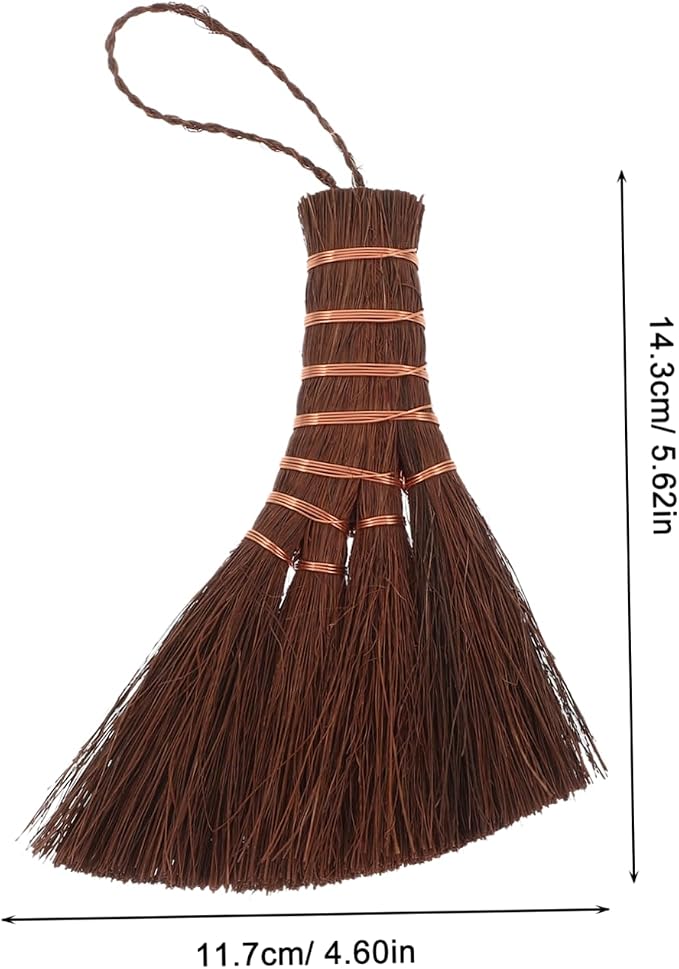 Cabilock Mini Hand Broom for Desk and Carpet Sweeper Short Broom Electric - Image 2