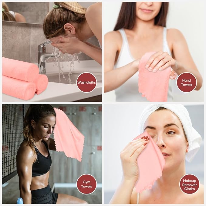 Orighty Ultra Soft Washcloths 48 Pack, Premium Microfiber Towel Sets 12 x 12 - Image 5