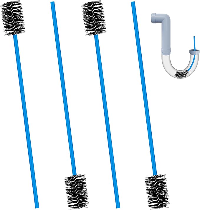 4pcs Condensate Trap Flexible Drain Brush, 16 Inch Nylon Condensate Pipe Drain by XIHIRCD