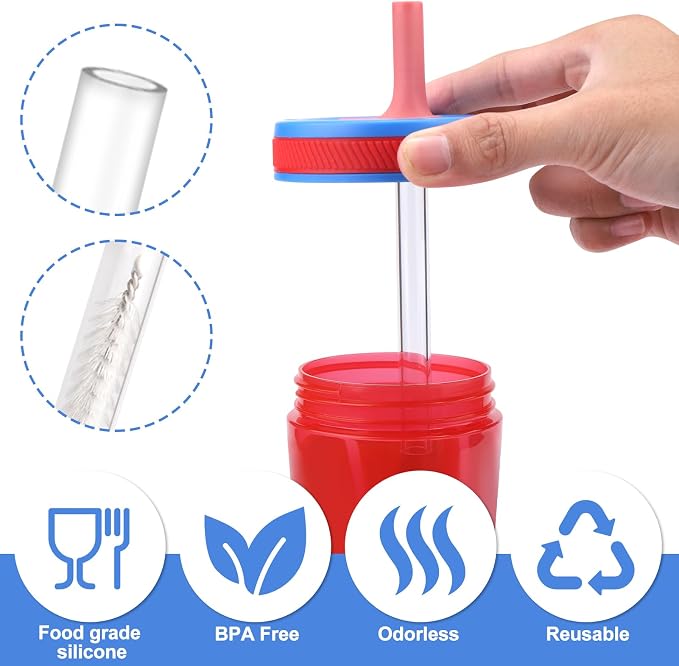 XANGNIER Replacement Straws and Bite Valve Compatible - Image 5