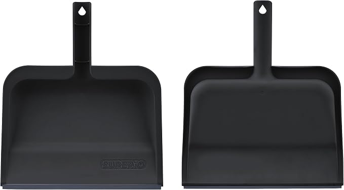 Superio Clip-On Dustpan with Rubber Lip by Superio