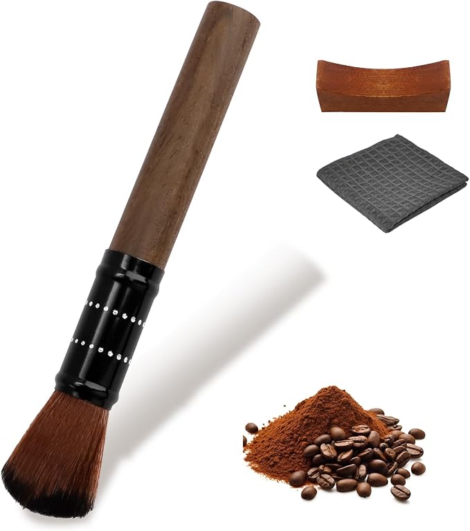 JEPELUS Coffee Grinder Brush, Barista Tools Wooden Espresso Machine Cleaner by JEPELUS