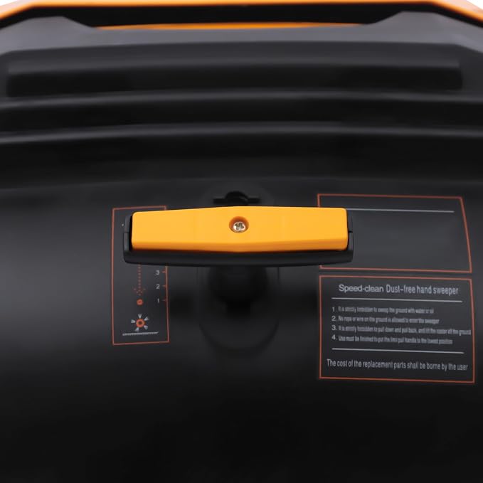 Outdoor Walk-Behind Hand Push Floor Sweeper Carpet Sweeper Manual Push Vacuum - Image 5