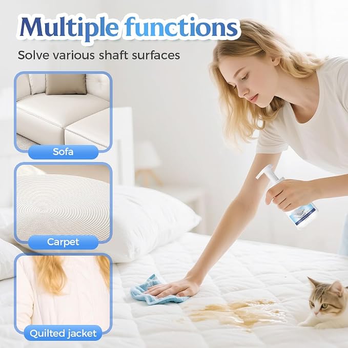 Mattress Cleaner and Stain Remover Spray, Powerful Mattress Stain Remover - Image 7