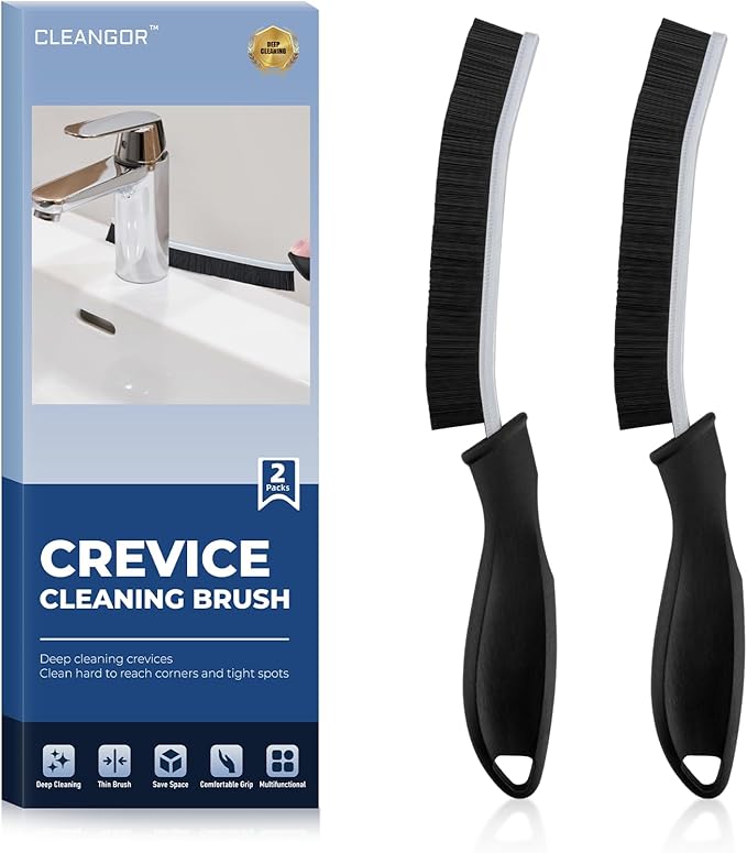Crevice Cleaning Brushes, Cleaner Scrub Brush Tool by Cleangor