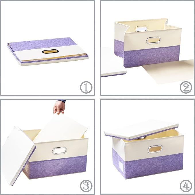 PRANDOM Large Foldable Storage Bins - Image 5