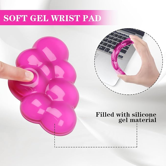 Gel Cloud Mouse Wrist Rest, Cute Wrist Support and Arm Support - Image 3