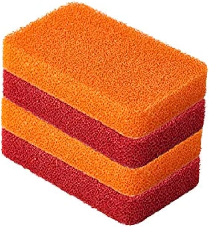 Liflicon Heavy Duty Silicone Scrubber Sponges -Kitchen Bathroom Cleaning by Lifeisfullofsurprises