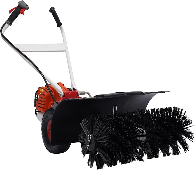 Artificial Grass Brush Sweeper 2-Stroke 52CC 2.5HP Gas Powered Walk Behind by Eapmic