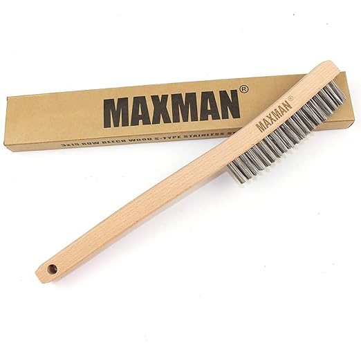 MAXMAN Wire Brush, Heavy Duty Stainless Steel Wire Brushes - Image 2