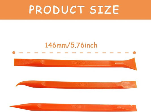 18Pcs Carbon Fiber Scraper Cleaning Tool Non-Scratch Plastic Multi-Purpose - Image 2