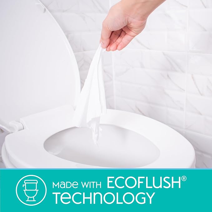 Nice 'N Clean Adult Flushable Wipes | Personal Cleansing Wipes Made from - Image 9