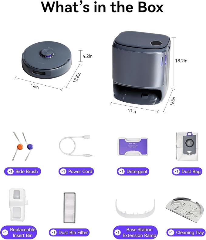 NARWAL Freo Z10 Ultra Robot Vacuum and Mop Combo, Dual RGB Cameras and Chips - Image 9