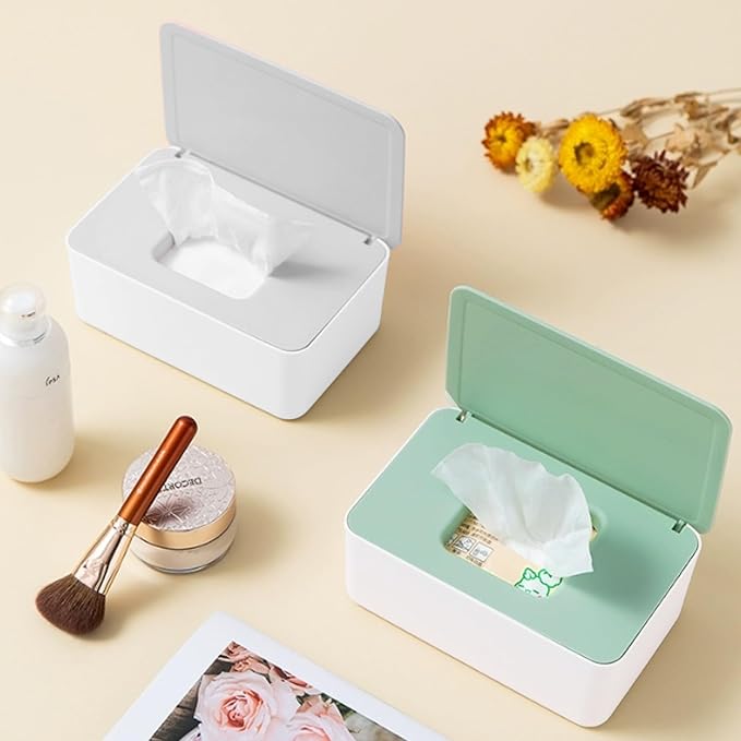 2Pcs Diaper Wipes Dispenser, Refillable Wipe Container, Wipe Container - Image 4