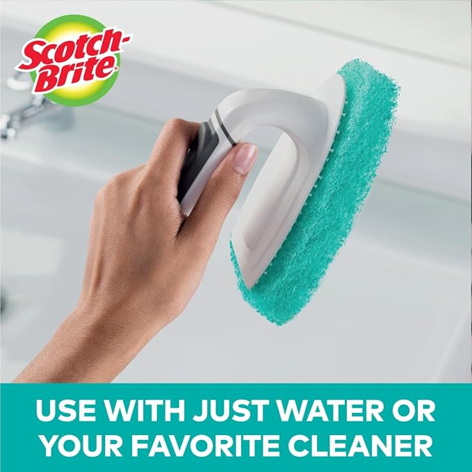 Scotch-Brite Non-Scratch Tub & Tile Scrubber Refill Pads - Image 4