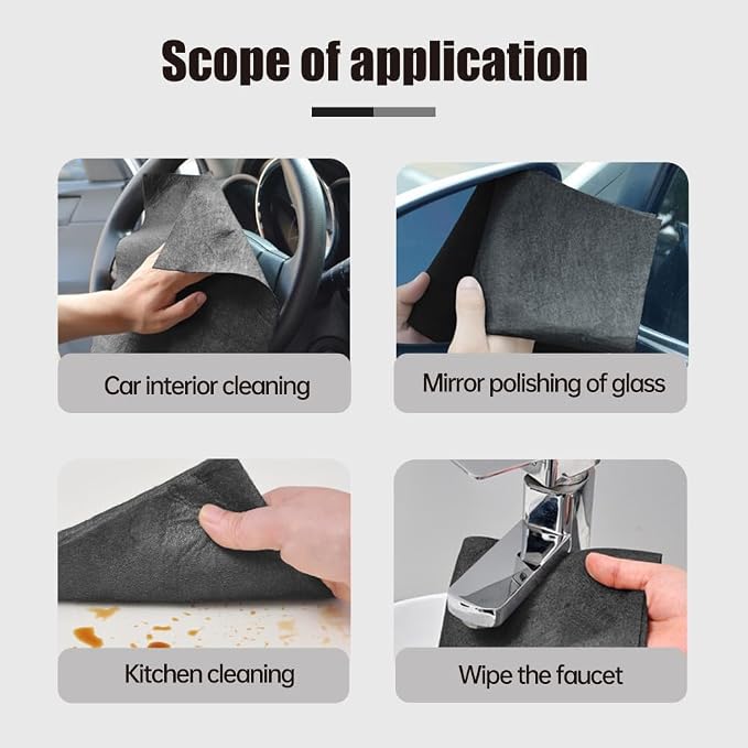 Fliwos Thickened Magic Cleaning Cloth, 2026 Upgrade Reusable Streak Free - Image 3