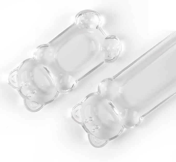 Gel Keyboard and Mouse Wrist Rest Set – Clear Wrist Rest - Image 6