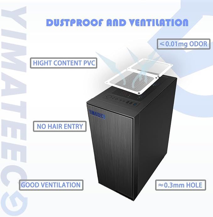 Dust Filter PC 140mm for Computer Cooler Fan/PSU/Routers PVC 50 Mesh, Magnetic - Image 5