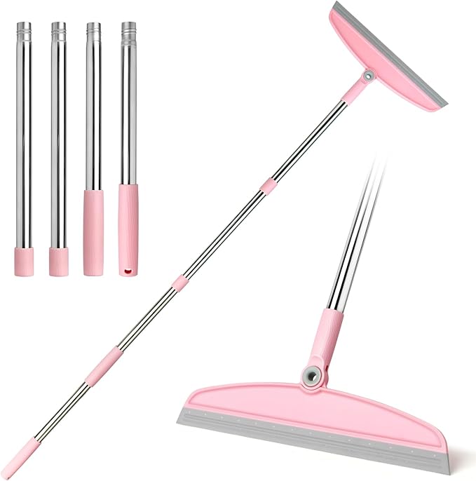 Multifunction Silicone Broom, 54 Inch Adjustable Long Handle Rubber Magic Broom by Unknown