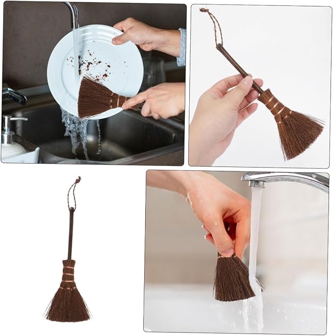 2pcs Mini Handheld Broom for Carpet Pet Hair Versatile Boys and Girls Mop and - Image 6