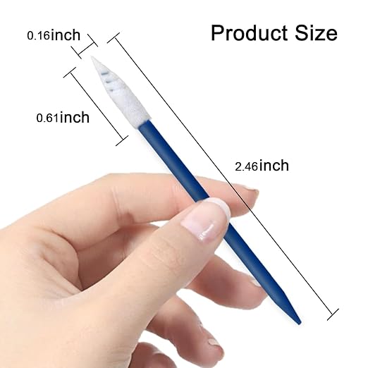 Wellgler's Electronics Cleaning swabs, Sponge tip Detail swabs, lint-Free Foam - Image 2