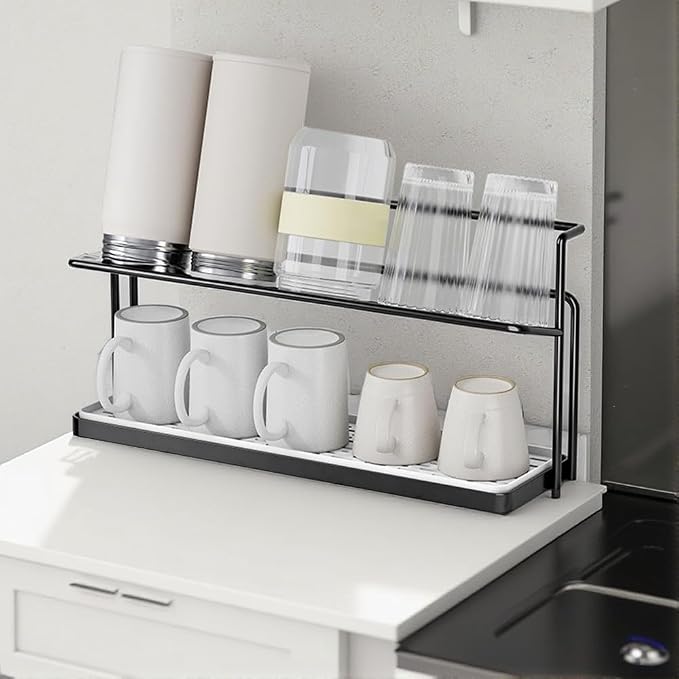 Water Bottle Drying Rack Cup Storage by Earssa
