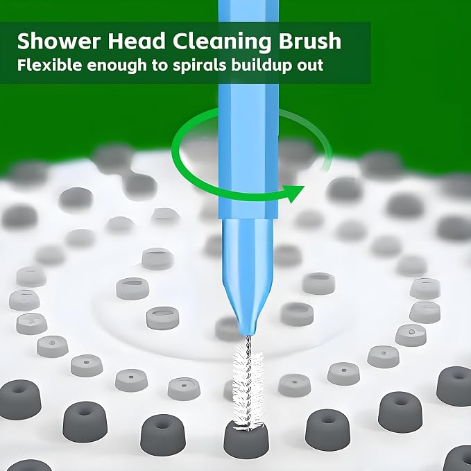 Shower Head Cleaner Tool Set, Picks Fitting Nozzle Unclogger - Image 4