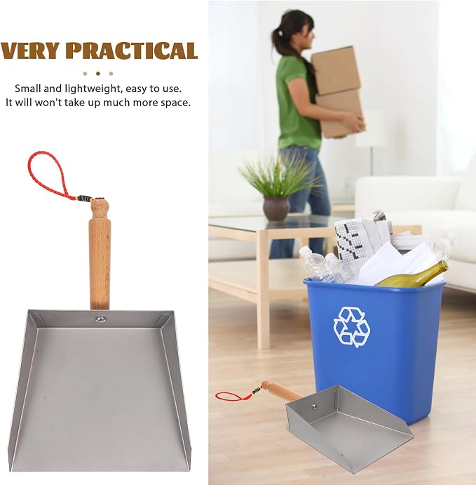 Tofficu Stainless Steel Dustpan - Image 4