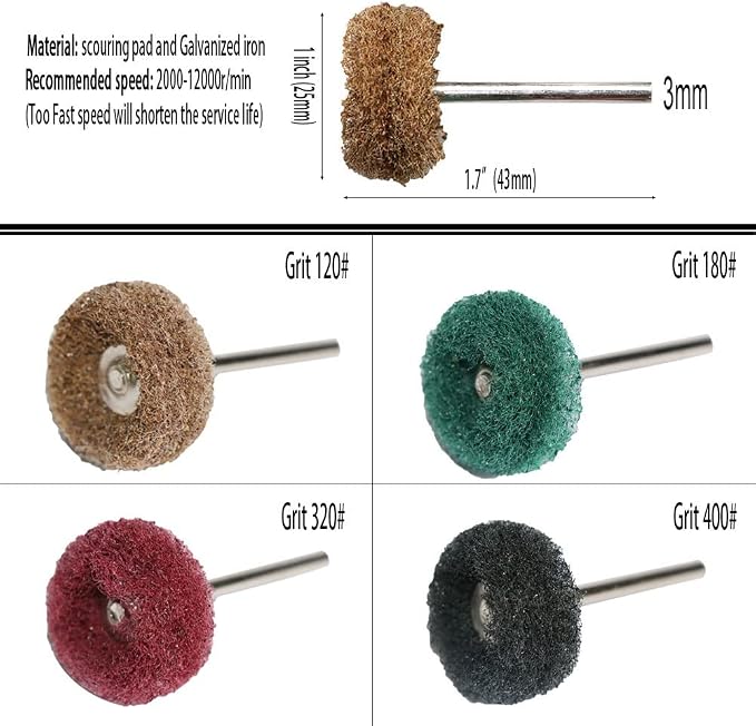 Abrasive Buffing Polishing Wheel Set - Image 2