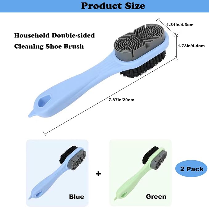 Cleaning Shoe Brushes Double-Sided Shoe Brush - Image 2