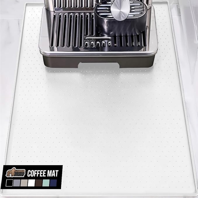 GORILLA GRIP Silicone Coffee Mat, Espresso Machine Bar Accessories, Keep by GorillaGrip