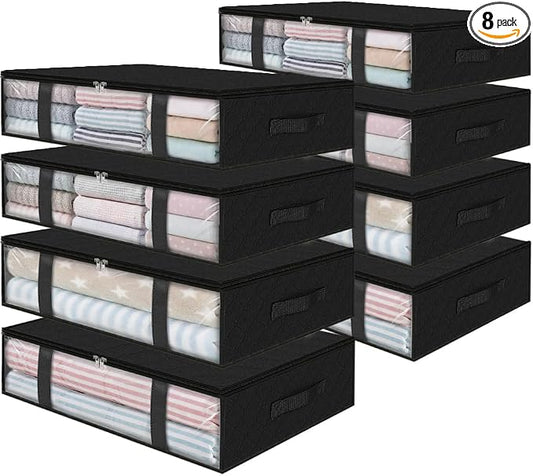 StorageRight Under Bed Storage Bins, Breathable Organizer by StorageRight
