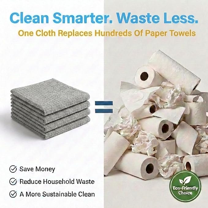 Waffle Weave Microfiber Cloths - Image 9