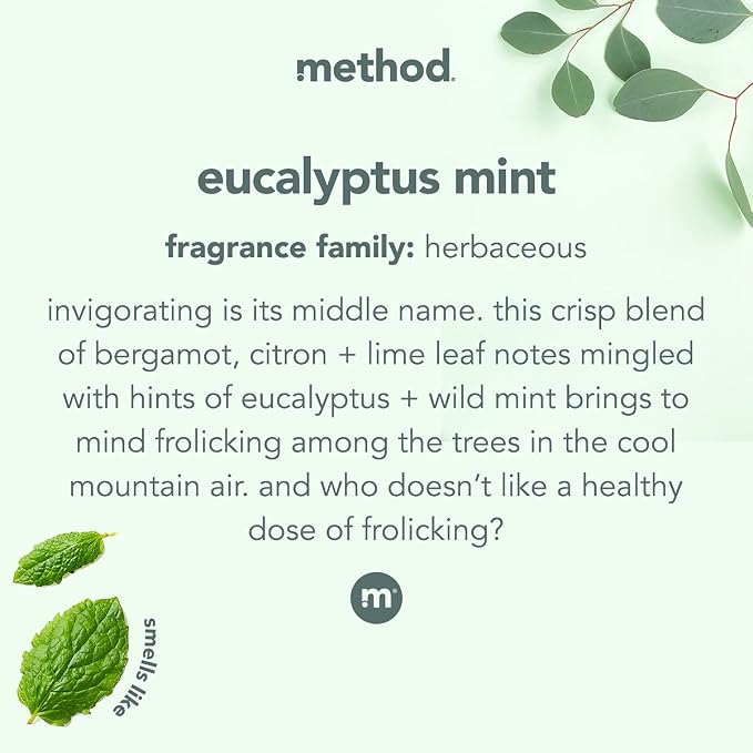 Method Daily Shower Cleaner Refill, Eucalyptus Mint, - Image 3