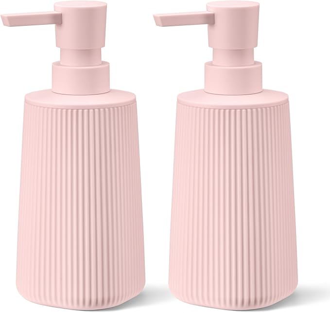 Pink 2 Pack Hand Soap Dispensers by zuxzmj
