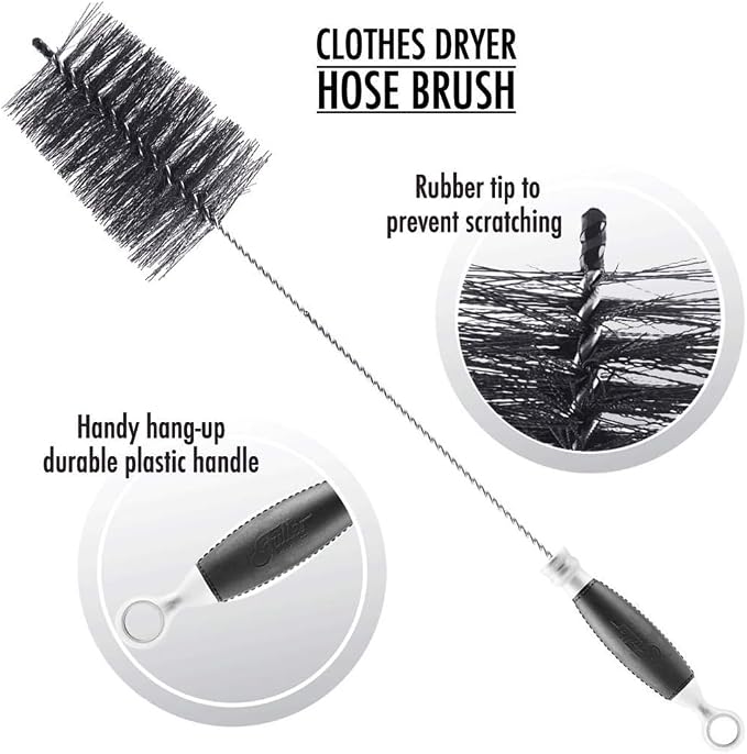 Fuller Brush Dryer Vent Cleaning Brush – 35½" Flexible Hose Lint Remover - Image 2