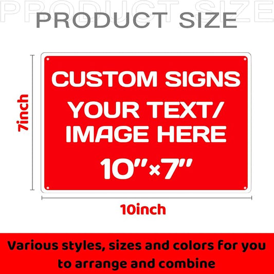 Personalized Aluminum Metal Signs - Image 2