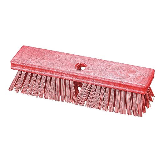 SPARTA Plastic Floor Scrub Brush, Brush Head Only, Deck Brush by SPARTA