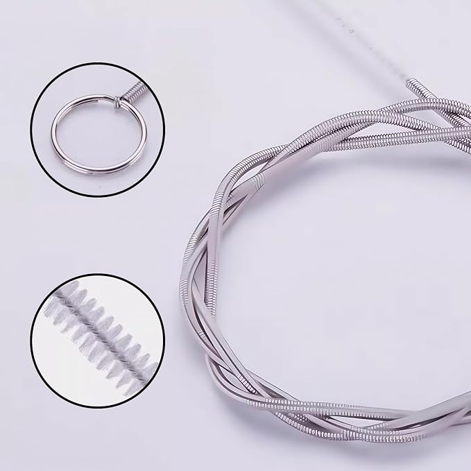 60 Inch Long Drain Brush Flexible Tube Brush, Sunroof Drain Cleaning Tool - Image 4
